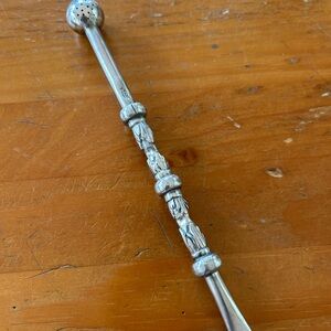 Vintage Bombilla Alpaca Silver Straw